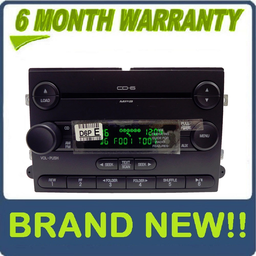 New 2007 2008 2009 2010 Ford OEM AM FM Radio Subwoofer MP3 6 Disc CD Changer Receiver
