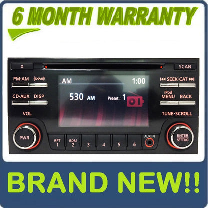 BRAND NEW 2013 2014 Nissan LEAF OEM Radio Stereo XM Bluetooth 4.3" color screen MP3/WMA CD Player 28185 3NF0B