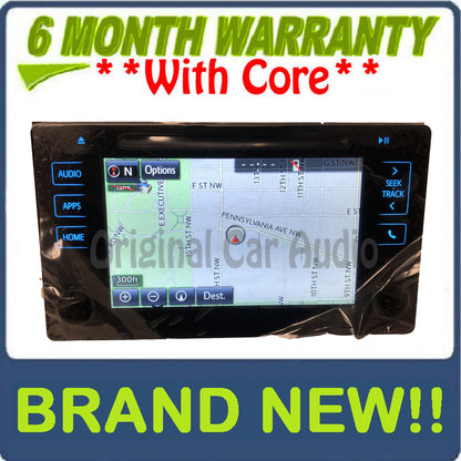 NEW 2016 16 Toyota Tacoma OEM AM FM Navigation Gracenote Non-JBL Radio Receiver