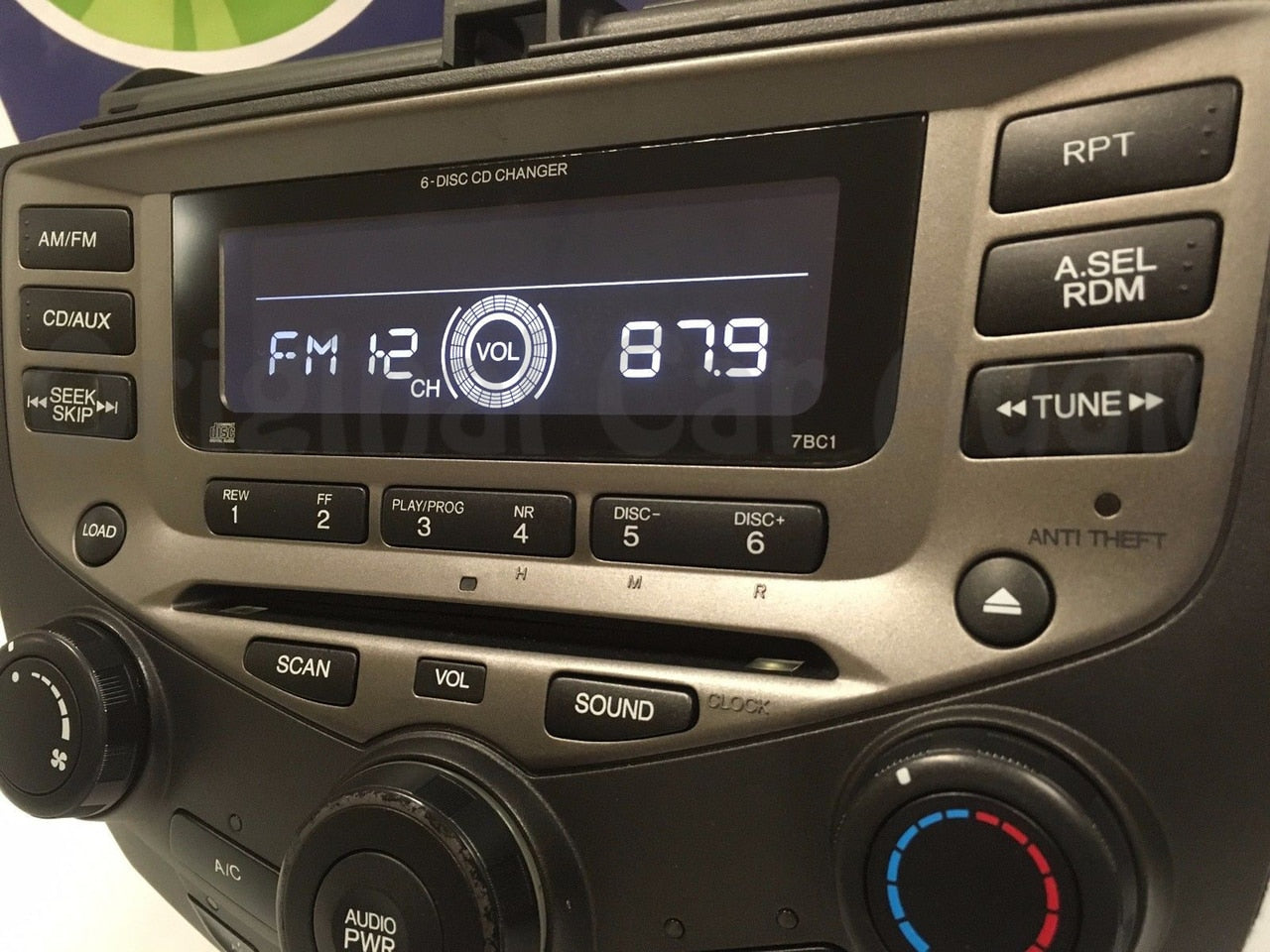 New Mechanism 2003 - 2007 Honda Accord Radio AUX and 6 CD Changer LX EX 7BC1 39175-SDA-A120-M2