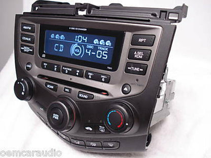 Reman 2003 - 2007 HONDA Accord OEM 6 CD Changer AM FM Radio Receiver 7BX1