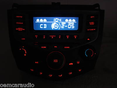 Honda accord 6 CD changer Radio 03 04 05 LX EX AUX 39175-SDN-A120-M2
