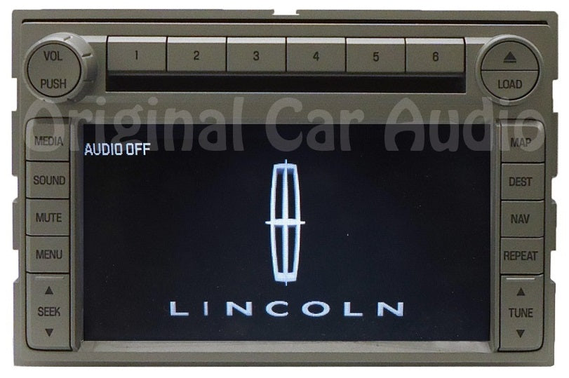 NEW 2007 2008 2009 LINCOLN NAVIGATOR MKX MKZ OEM Navigation GPS Radio Stereo 6 Disc Changer Player