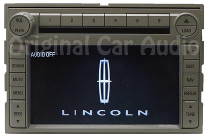 NEW 2007 2008 2009 LINCOLN NAVIGATOR MKX MKZ OEM Navigation GPS Radio Stereo 6 Disc Changer Player