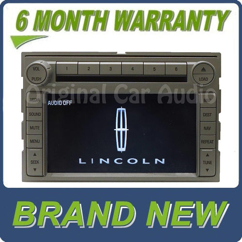 NEW 2007 2008 2009 LINCOLN NAVIGATOR MKX MKZ OEM Navigation GPS Radio Stereo 6 Disc Changer Player