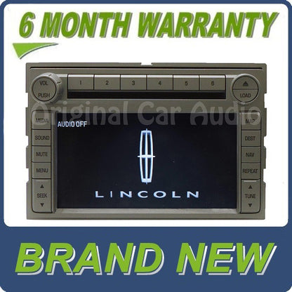 NEW 2007 2008 2009 LINCOLN NAVIGATOR MKX MKZ OEM Navigation GPS Radio Stereo 6 Disc Changer Player