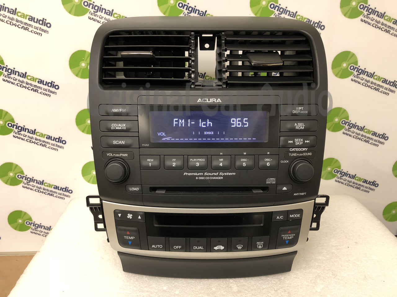 2005 2006 Acura TSX Radio AUX & 6 CD Changer 7HA0