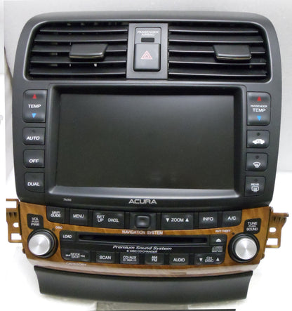 ACURA TSX Navigation GPS Radio Stereo 6 Disc Changer CD Player XM 7KR0 2005 2006 2007 2008 OEM