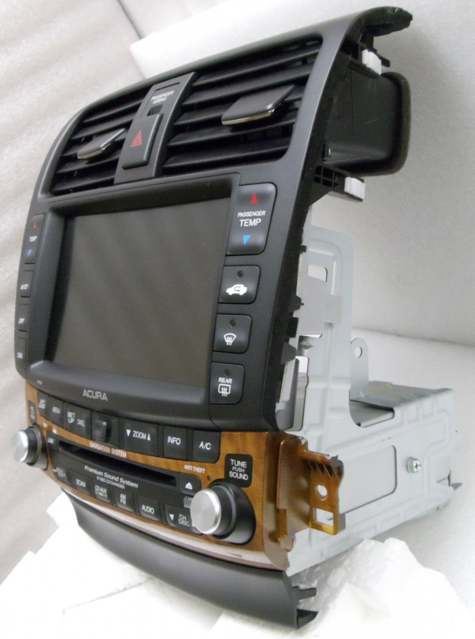 ACURA TSX Navigation GPS Radio Stereo 6 Disc Changer CD Player XM 7KR0 2005 2006 2007 2008 OEM
