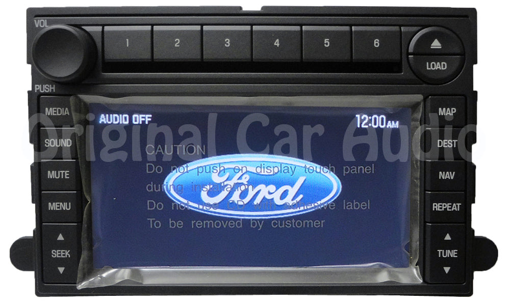 2006 - 2013 Ford navigation touch screen radio MP3 6 disc CD changer stereo