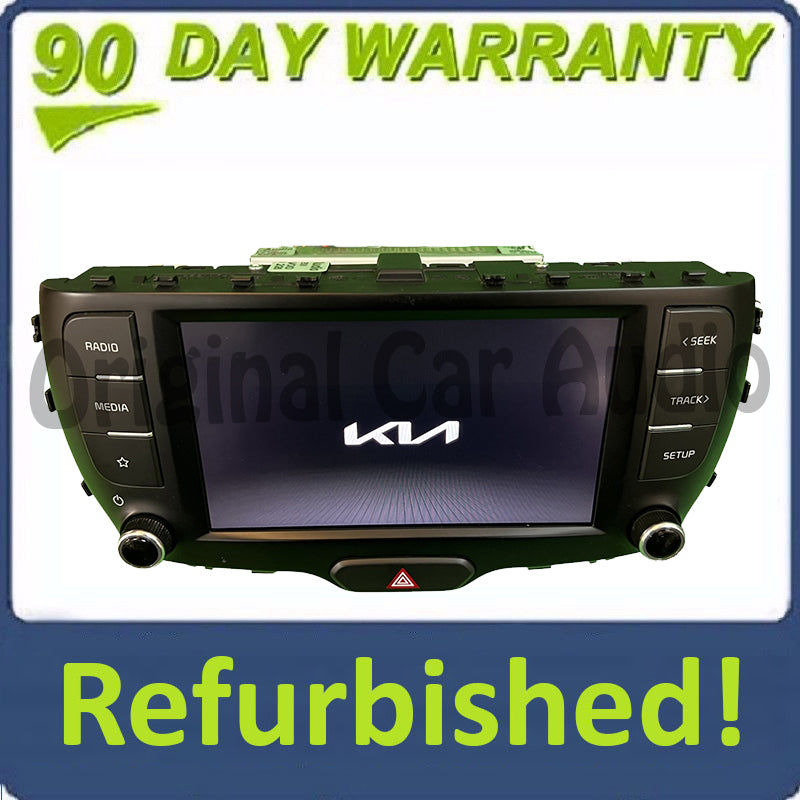 New Screen 2023- 2024 Kia Soul OEM Radio Stereo 8" AM FM Audio Receiver Display Screen 96160-K0EA0WK