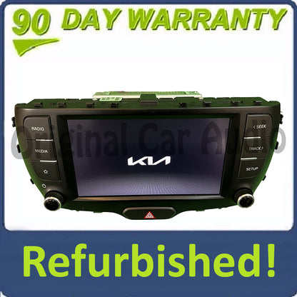 New Screen 2023- 2024 Kia Soul OEM Radio Stereo 8" AM FM Audio Receiver Display Screen 96160-K0EA0WK