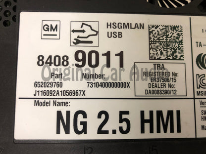 PRE-PROGRAMMED 2016 - 2020 Buick Chevrolet GMC Cadillac OEM Navigation Human Interface Module NG 2.5 HMI