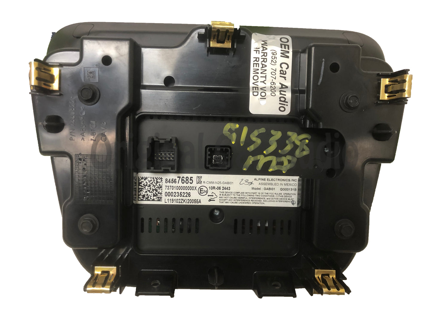 2018-2021 Chevrolet Equinox Malibu Volt OEM Navigation Information Touch Screen Display Monitor