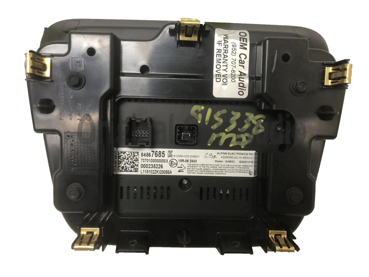Refurbished 2018 - 2021 Chevrolet Equinox Malibu Volt OEM Navigation Information Touch Screen Display Monitor