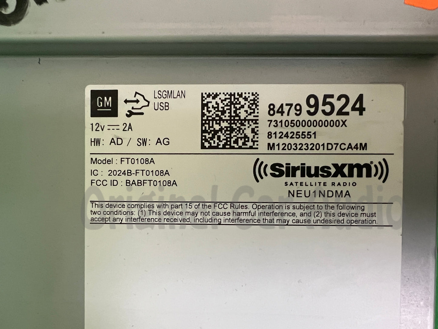 PRE-PROGRAMMED 2019 - 2022 Chevrolet Malibu Equinox GM OEM AM FM SAT Radio Tuner Receiver