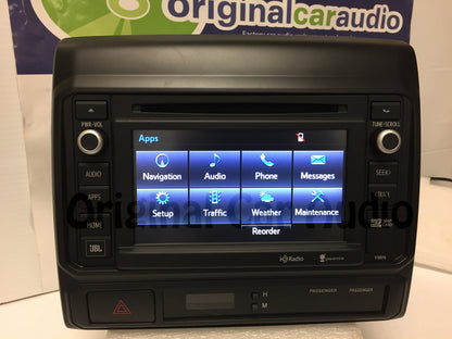 2014 2015 Toyota Tacoma OEM Entune Navigation GPS JBL Bluetooth Radio AM FM MP3 CD Player