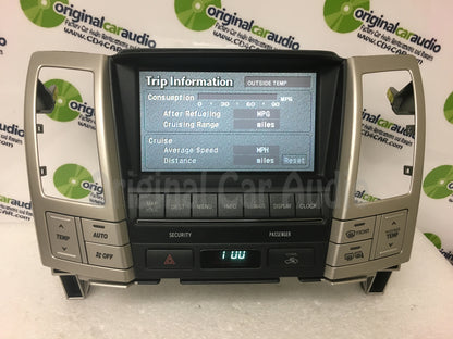 2004 Lexus RX330 OEM Navigation Back -Up Camera Display Screen Monitor