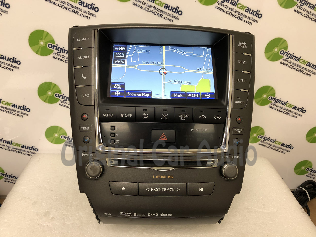 2012 - 2013 Lexus IS250 IS350 OEM Touch Screen Navigation Climate Information Display Monitor and Radio P10362
