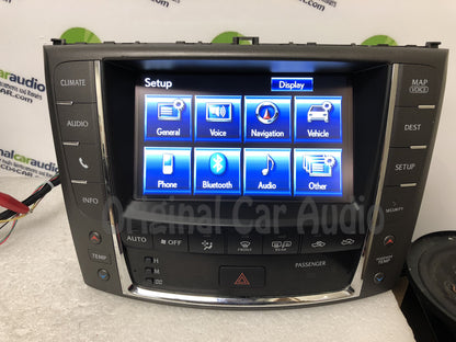 Refurbished 2012 - 2013 12 13 Lexus IS250 IS350 OEM Touch Screen Navigation Climate Information Display Monitor