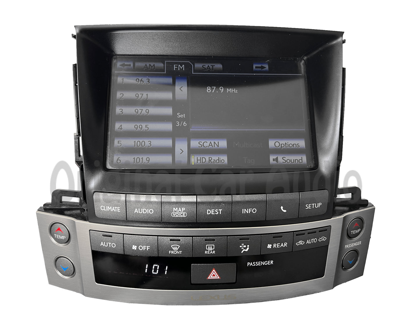 Refurbished 2012 - 2015 Lexus LX570 OEM Touch Screen Navigation Multi Information Display Monitor
