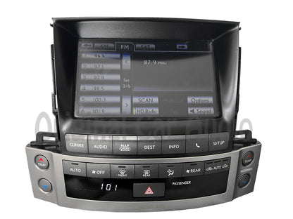 Refurbished 2012 - 2015 Lexus LX570 OEM Touch Screen Navigation Multi Information Display Monitor