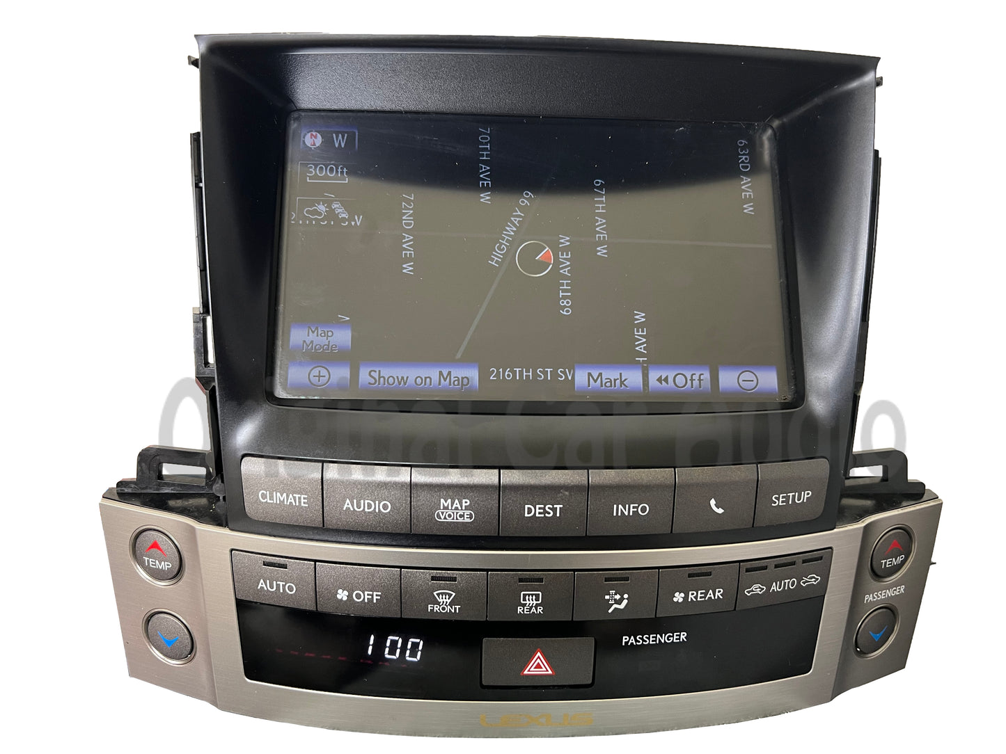 Refurbished 2012 - 2015 Lexus LX570 OEM Touch Screen Navigation Multi Information Display Monitor