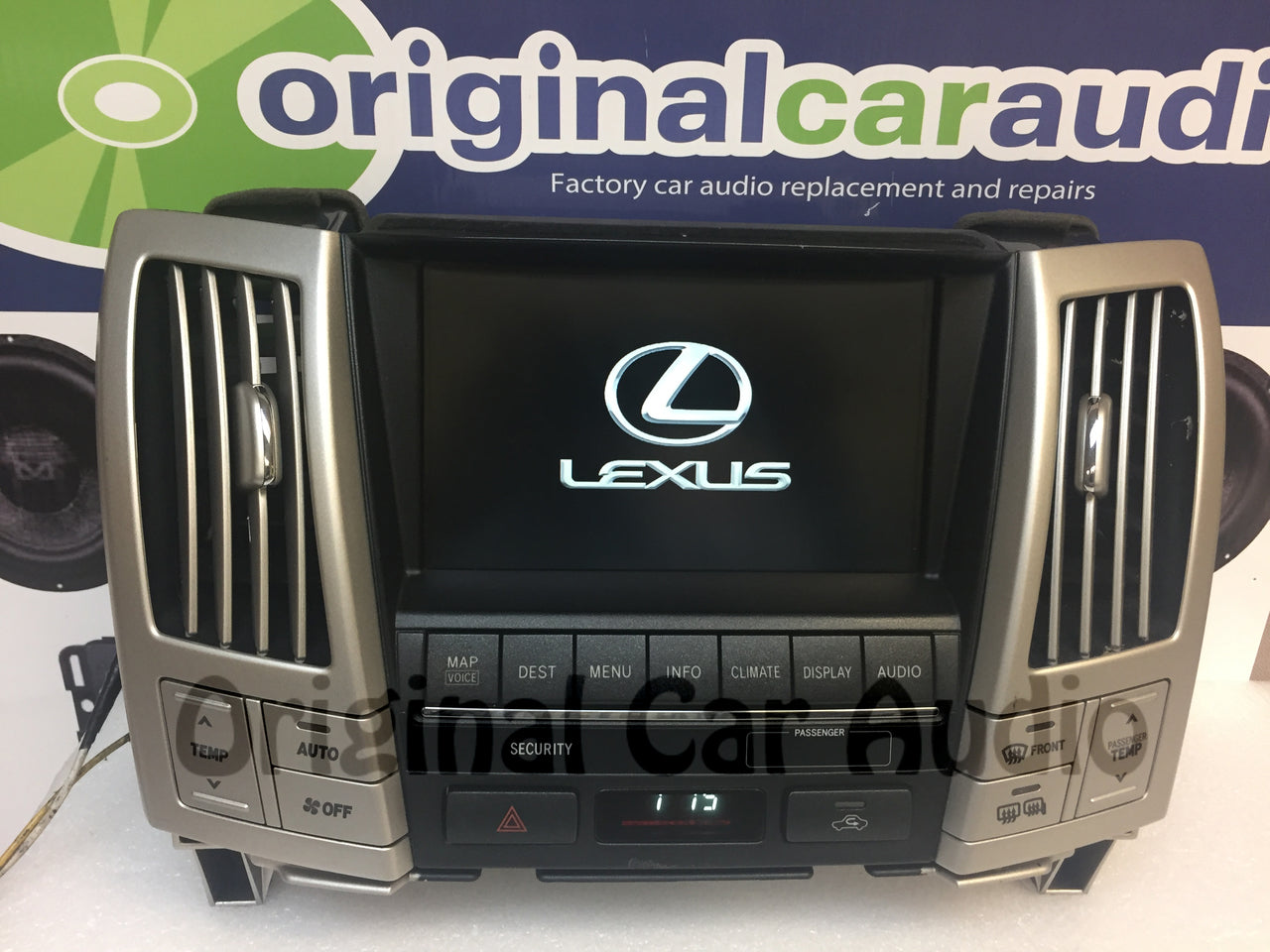 2007 - 2009 Lexus RX350 Navigation GPS Back-up Camera Display Screen