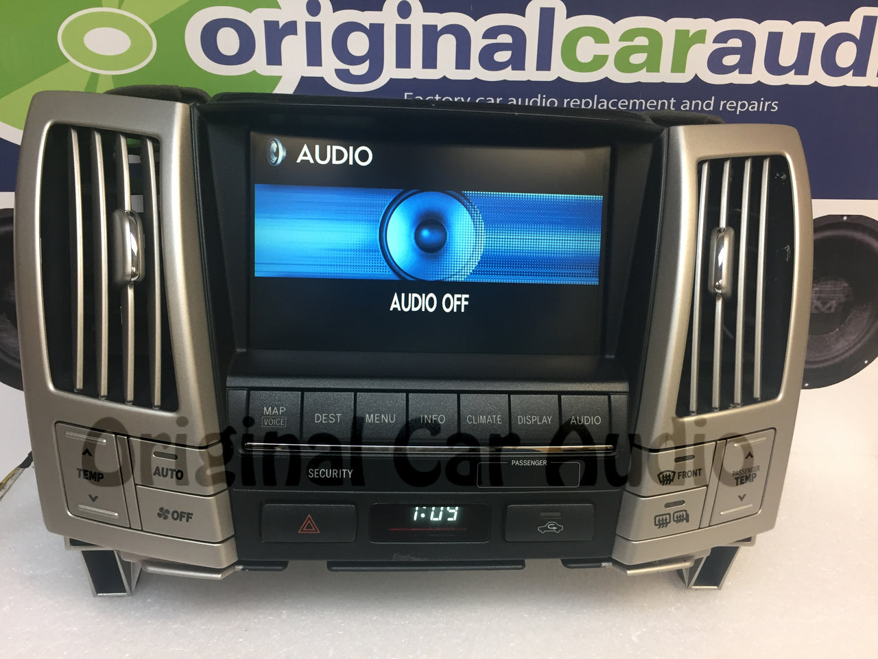 2007 - 2009 Lexus RX350 Navigation GPS Back-up Camera Display Screen