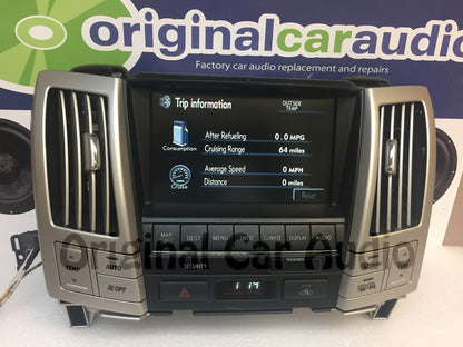 2007 - 2009 Lexus RX350 Navigation GPS Back-up Camera Display Screen