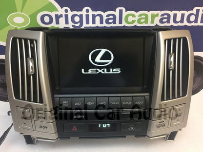 2008 - 2009 Lexus RX350 navigation back-up camera display screen OEM