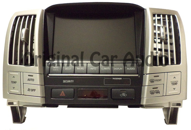 2008 - 2009 Lexus RX350 navigation back-up camera display screen OEM
