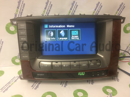 2004 2005 2006 2007 Toyota Land Cruiser OEM Pioneer Navigation Display Screen
