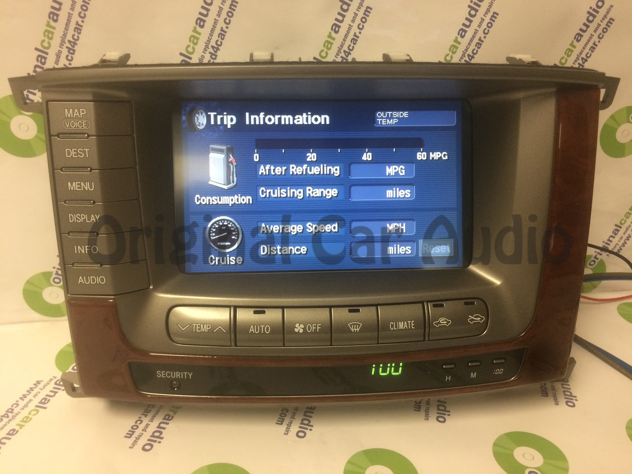 REPAIR 2004 2005 2006 2007 Toyota Land Cruiser OEM Pioneer Navigation Display Screen