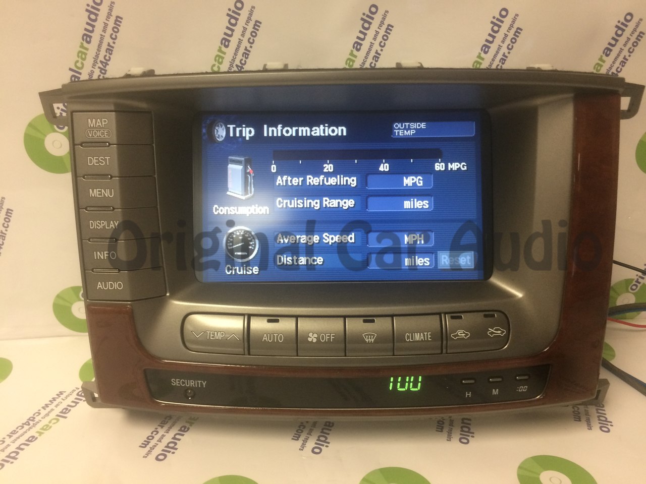 RE-MANUFACTURED 2004 2005 2006 2007 Toyota Land Cruiser OEM Pioneer Navigation Display Screen
