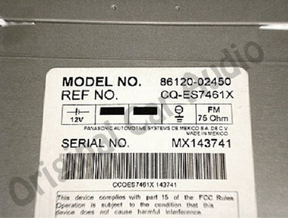 New Toyota Corolla JBL radio 6 CD disc player changer A51815