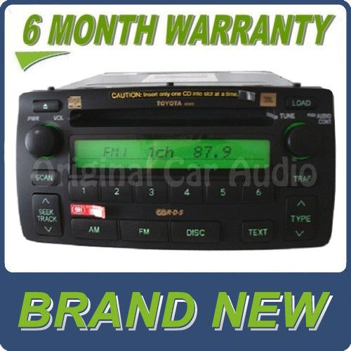 New Toyota Corolla JBL radio 6 CD disc player changer A51815