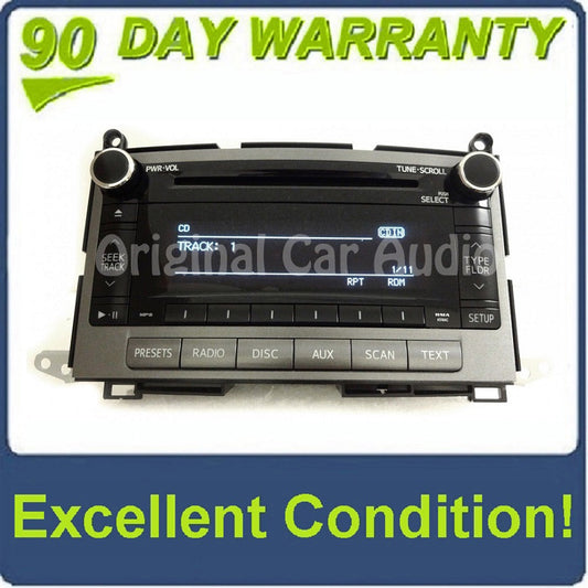 Toyota Venza bluetooth radio MP3 CD player A518AC OEM