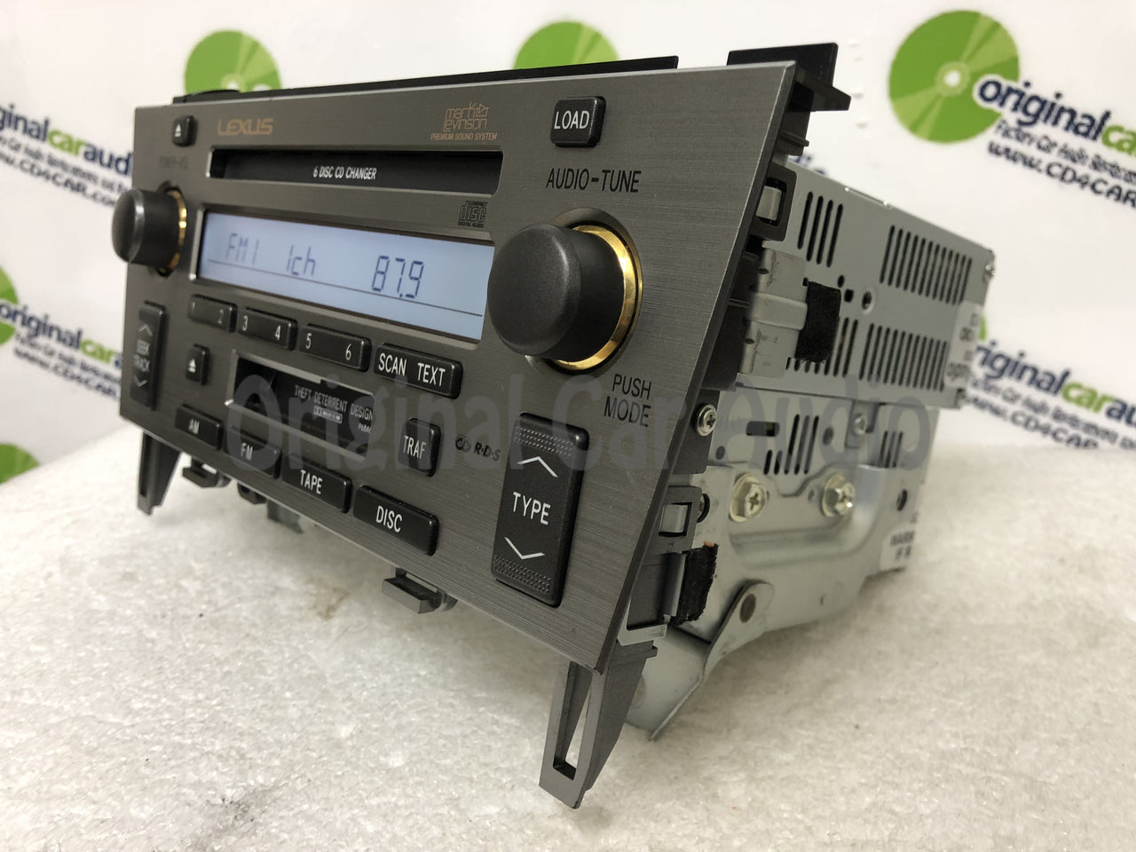 2005 - 2010 Lexus SC430 Radio Tape Mark Levinson Radio 6 CD Changer P6846