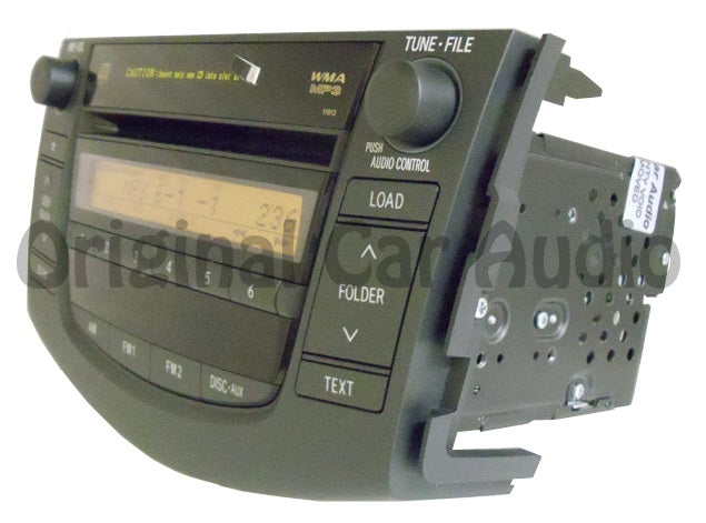 2006 - 2011 Toyota RAV4 Radio MP3 6 CD Player Used