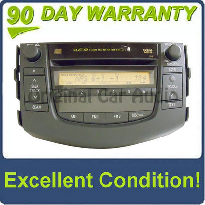 2006 - 2011 Toyota RAV4 Radio MP3 6 CD Player Used