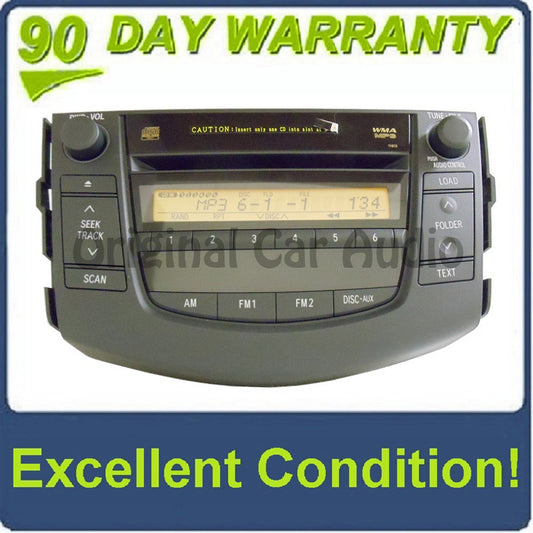 2006 - 2011 Toyota RAV4 Radio MP3 6 CD Player Used