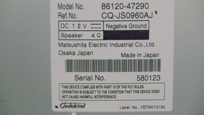 TOYOTA Prius CD SAT MP3 FM/AM RADIO 2010-2011