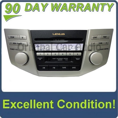 2004 - 2006 Lexus radio 6 disc CD changer tape cassette deck player OEM