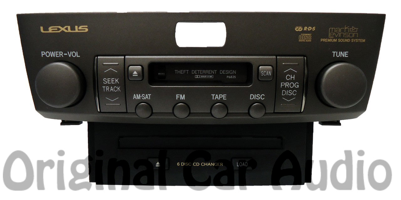 REPAIR 04 05 06 Lexus LS430 LS 430 6 Disc CD Changer Player FIX P6835 8612050B90