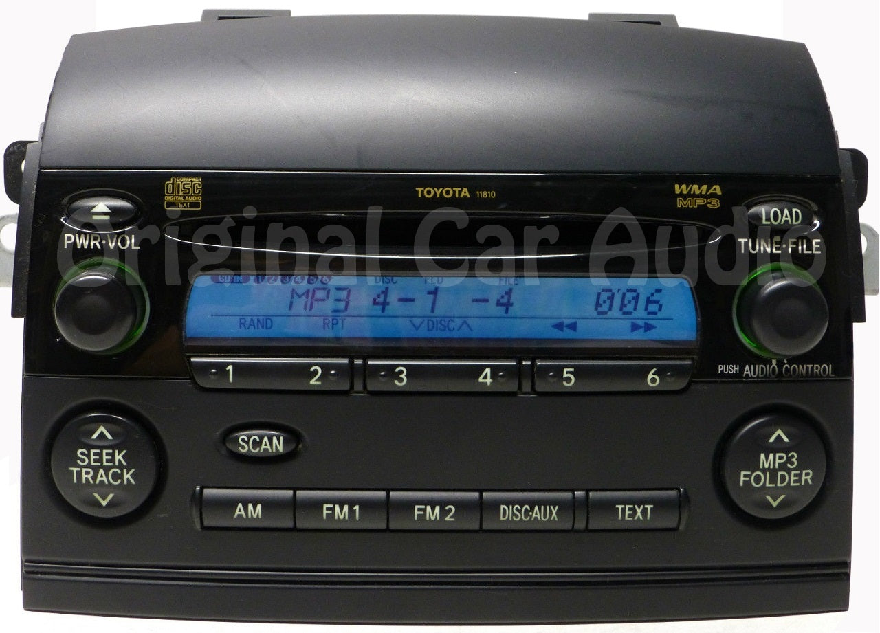 Toyota Sienna Radio Receiver MP3 6 Disc CD Changer OEM
