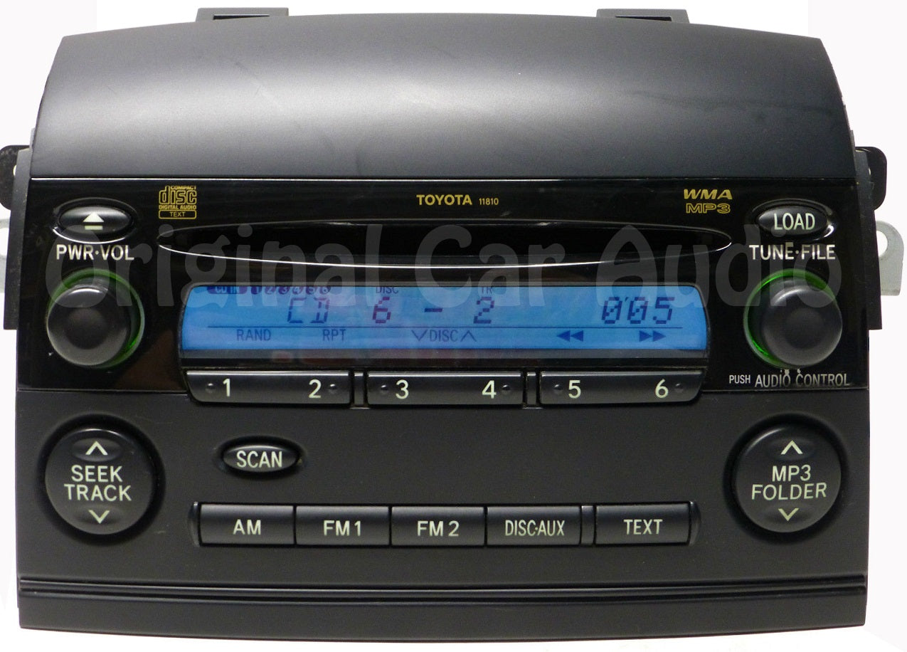 Toyota Sienna Radio Receiver MP3 6 Disc CD Changer OEM