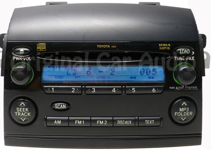 Toyota Sienna Radio Receiver MP3 6 Disc CD Changer OEM