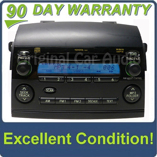 Toyota Sienna Radio Receiver MP3 6 Disc CD Changer OEM