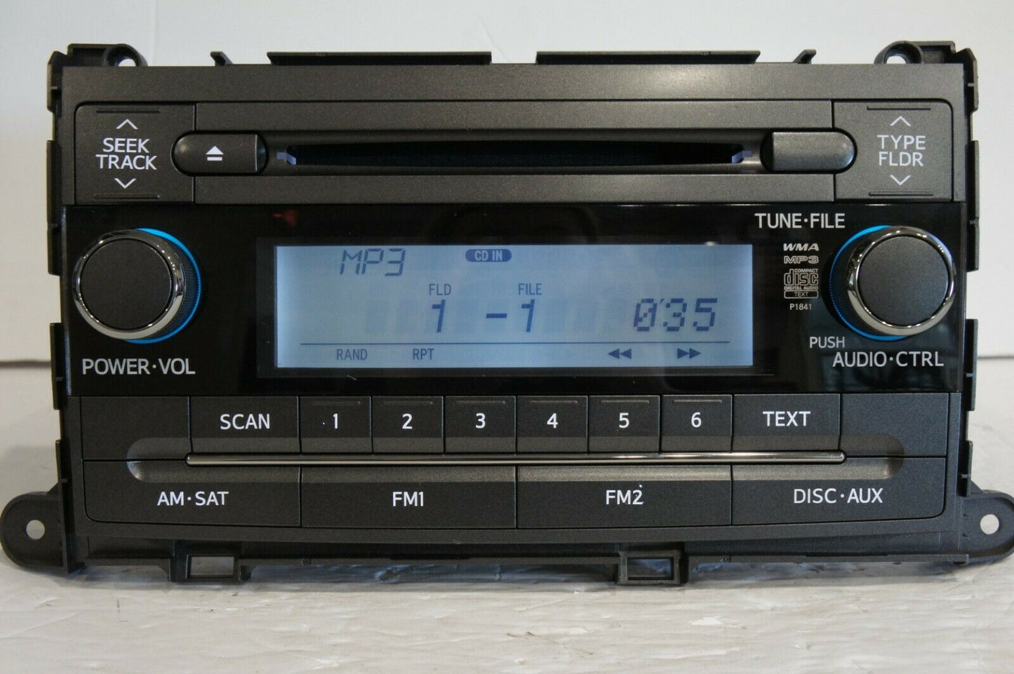 2011-2014 Toyota Sienna AM FM CD WMA Mp3 Radio Receiver 86120-08230 OEM